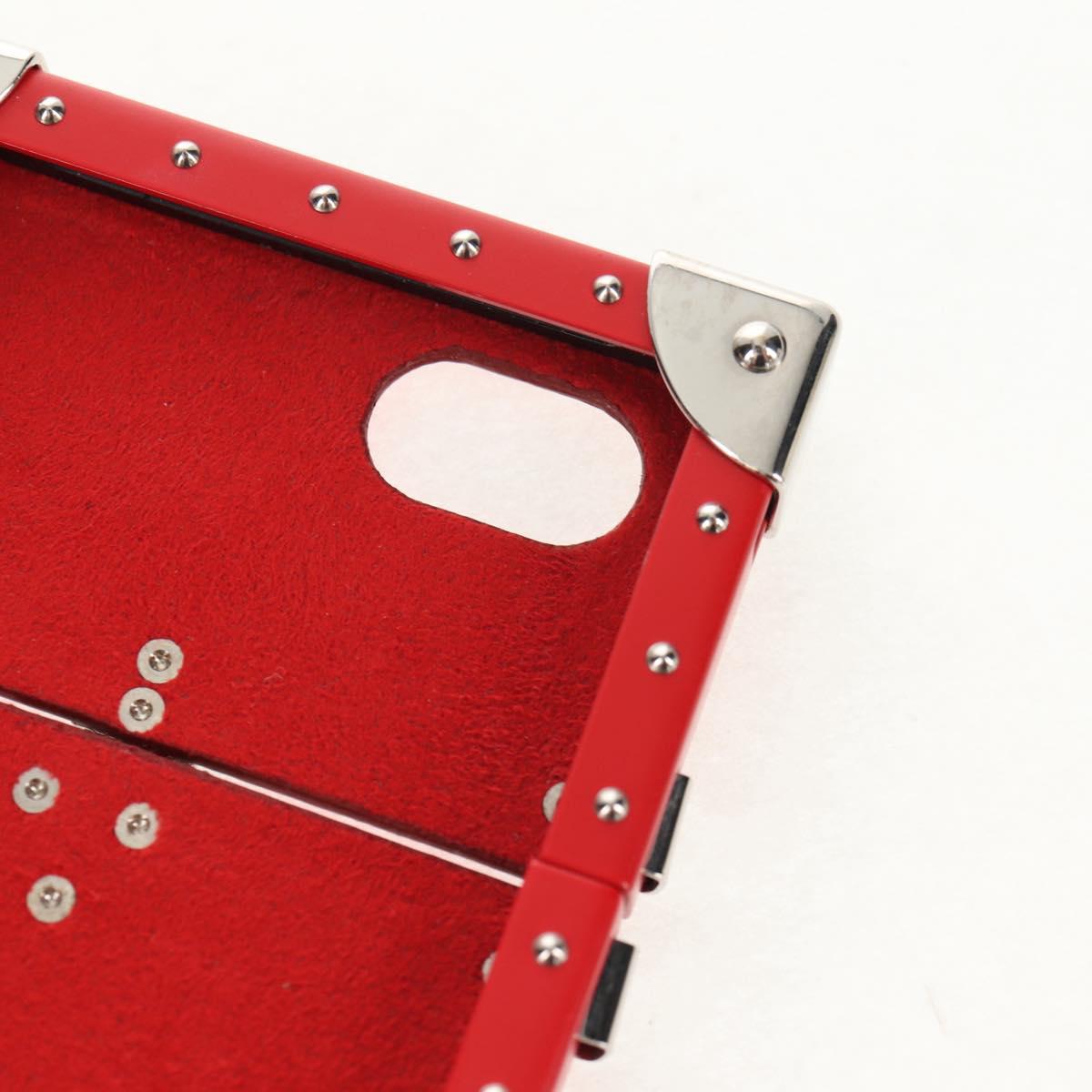 LOUIS VUITTON Louis Vuitton × Supreme iPhone 7 Case Red M67758 LV Auth 155103AM