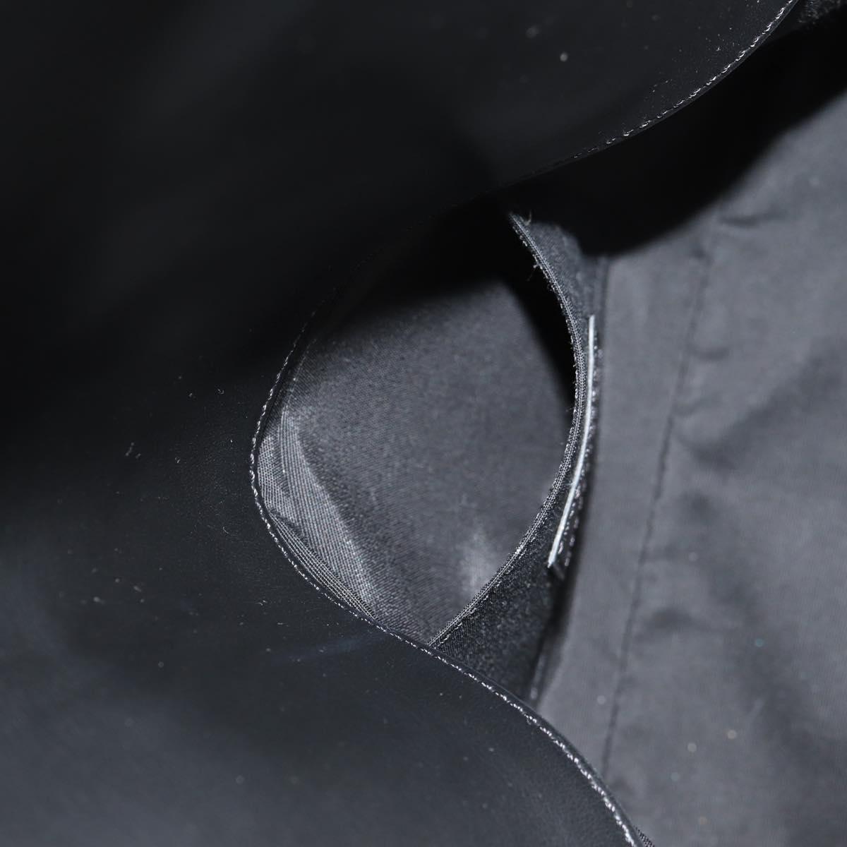 VERSACE Medusa Shoulder Bag Leather Black Gold Auth 155105A