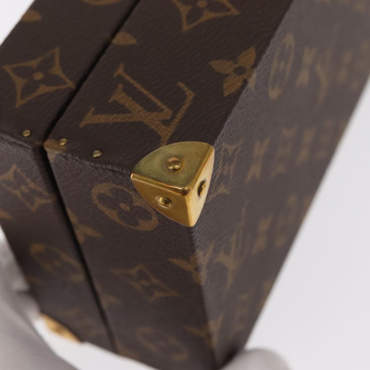 LOUIS VUITTON Monogram Coffret Domino Set Domino Clear LV Auth 155106SM