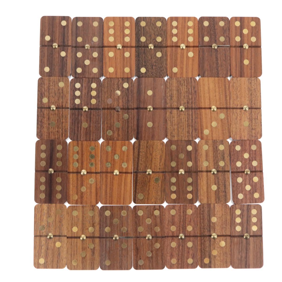 LOUIS VUITTON Monogram Coffret Domino Set Domino Clear LV Auth 155106SM