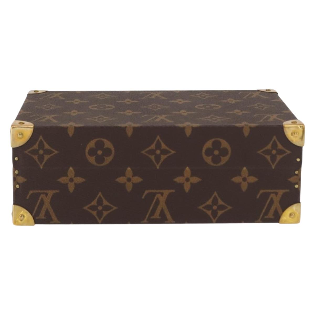 LOUIS VUITTON Monogram Coffret Domino Set Domino Clear LV Auth 155106SM