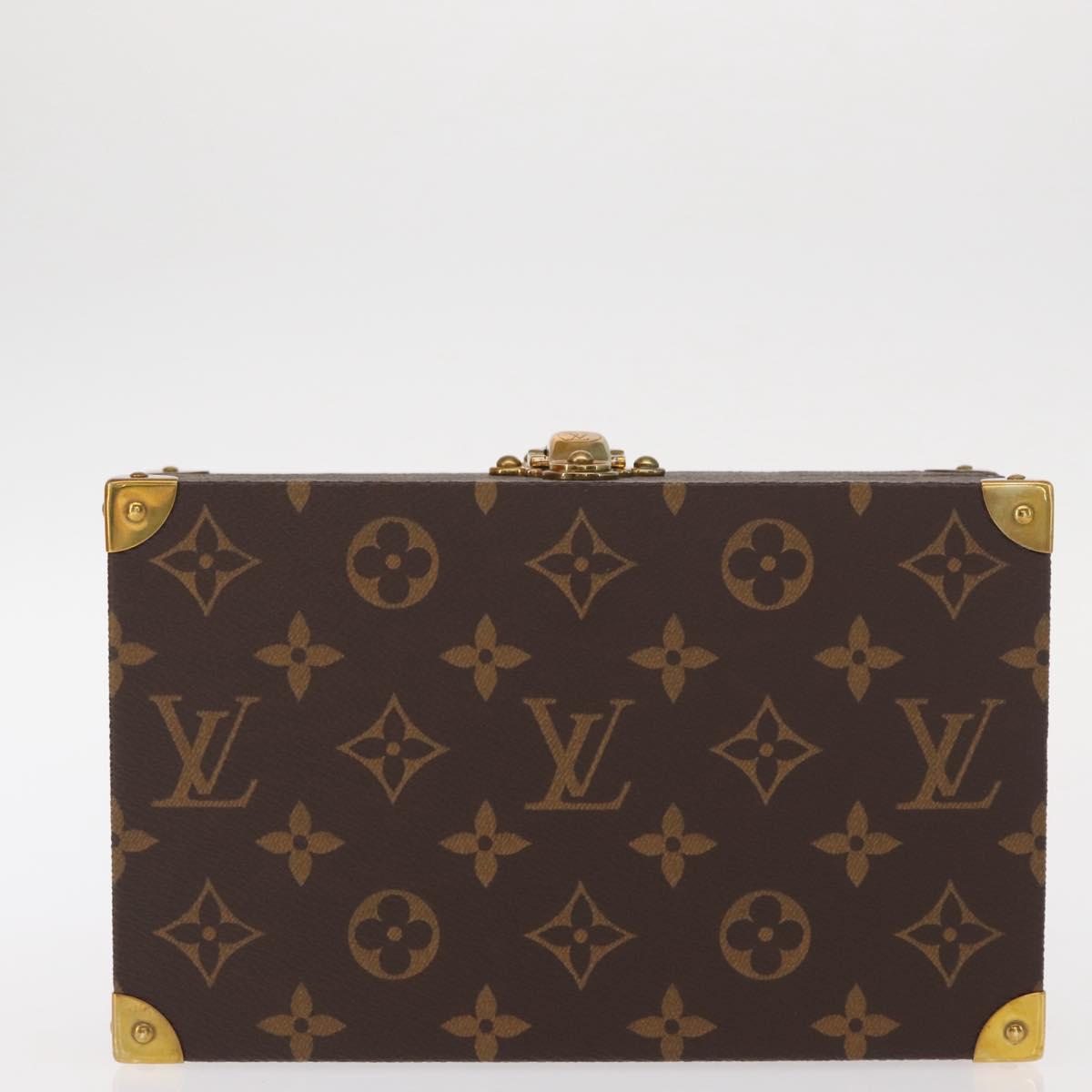 LOUIS VUITTON Monogram Coffret Domino Set Domino Clear LV Auth 155106SM