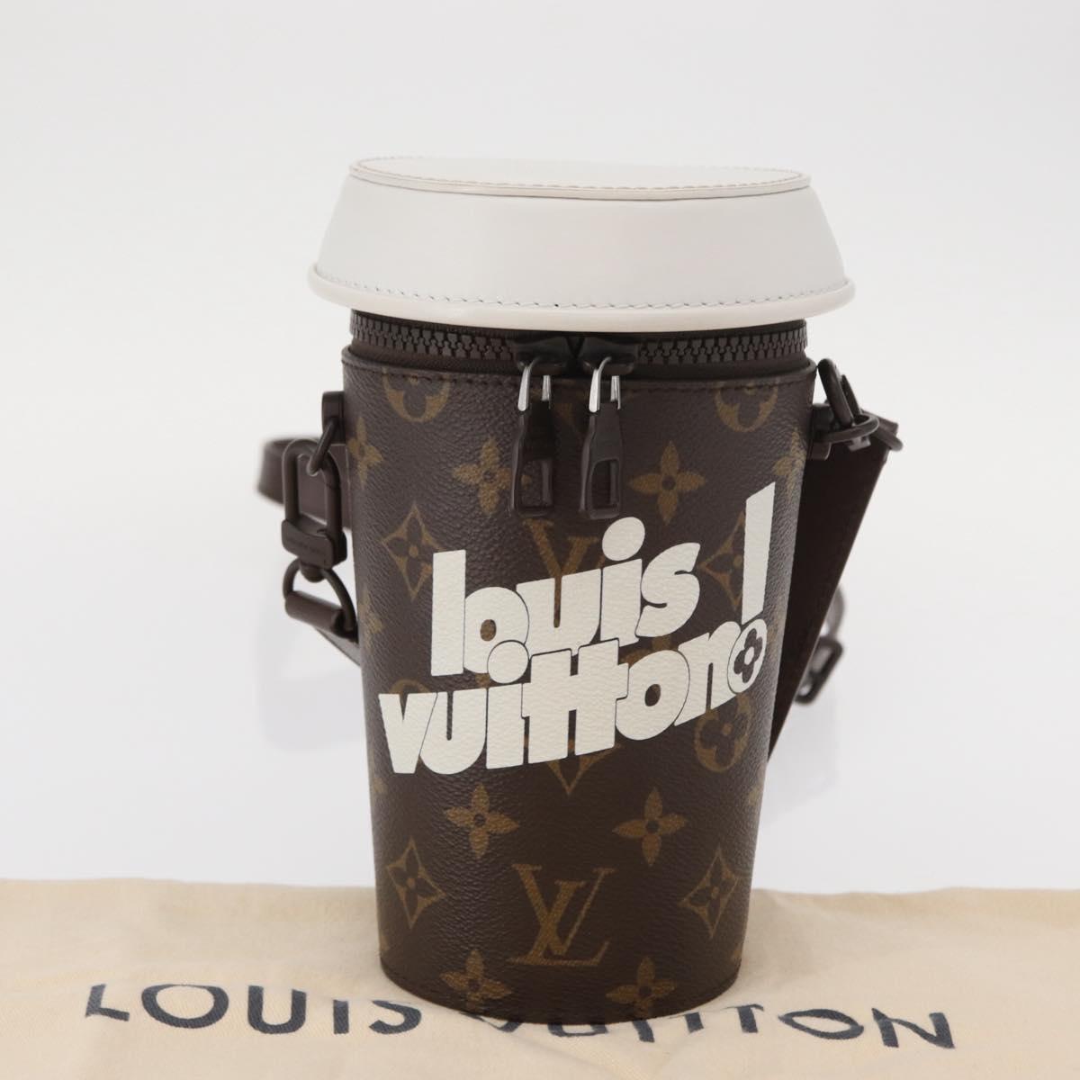 LOUIS VUITTON Everyday Coffee Cup Everyday Shoulder Bag M80812 LV Auth 155107SAM