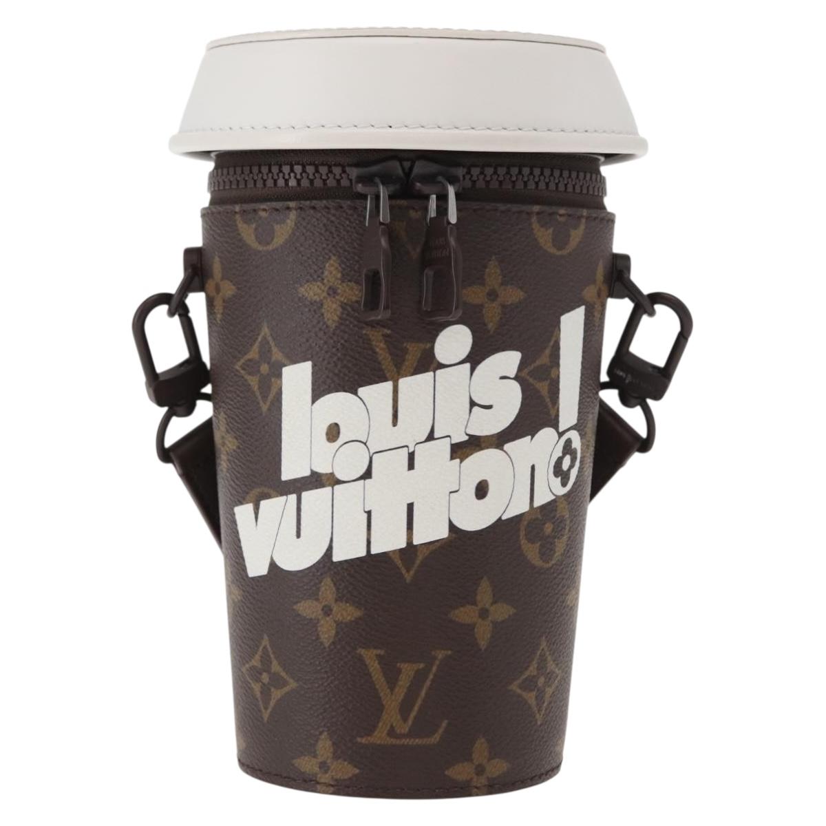 LOUIS VUITTON Everyday Coffee Cup Everyday Shoulder Bag M80812 LV Auth 155107SAM