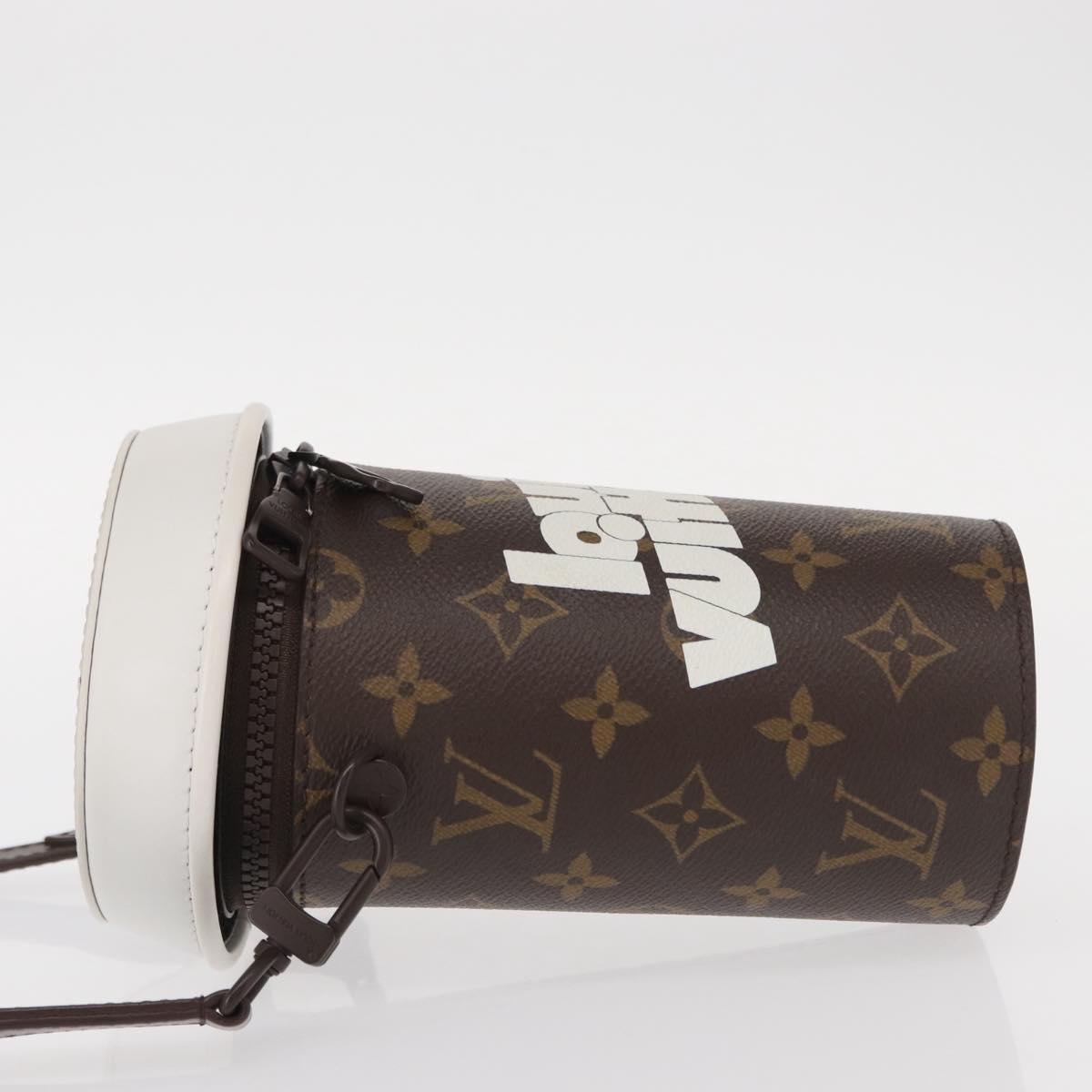 LOUIS VUITTON Everyday Coffee Cup Everyday Shoulder Bag M80812 LV Auth 155107SAM