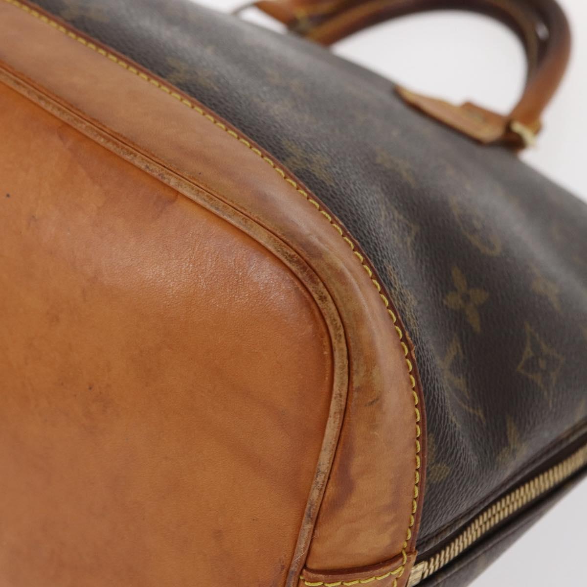 LOUIS VUITTON Monogram Alma Hand Bag M51130 LV Auth 155131