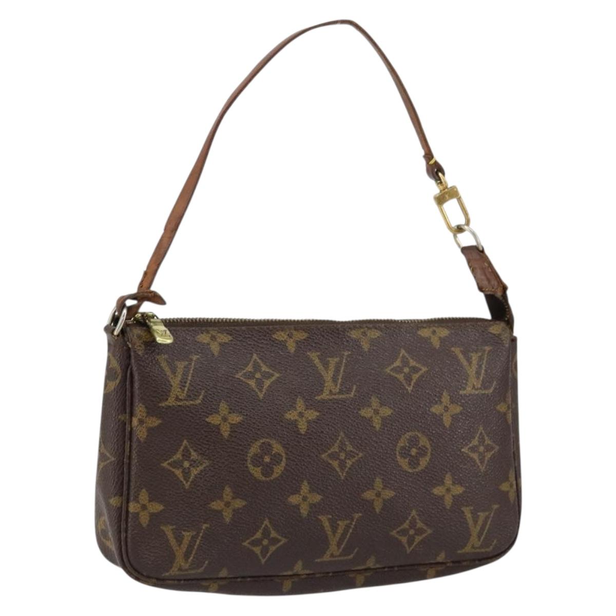 LOUIS VUITTON Monogram Pochette Accessoires Pouch M51980 LV Auth 155132
