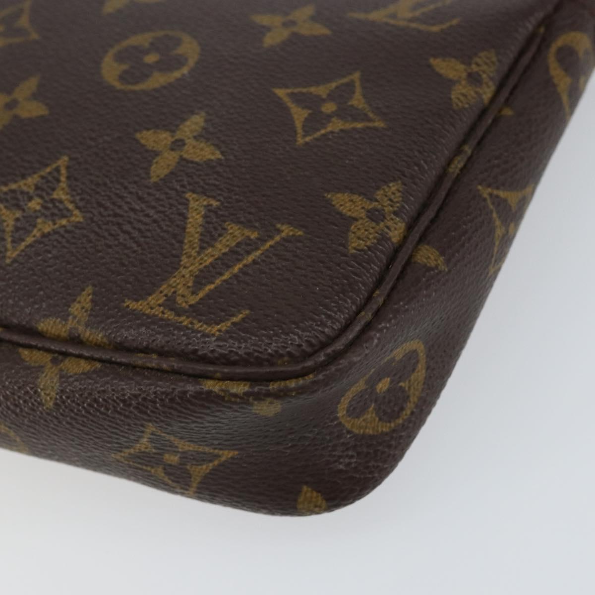 LOUIS VUITTON Monogram Pochette Accessoires Pouch M51980 LV Auth 155132