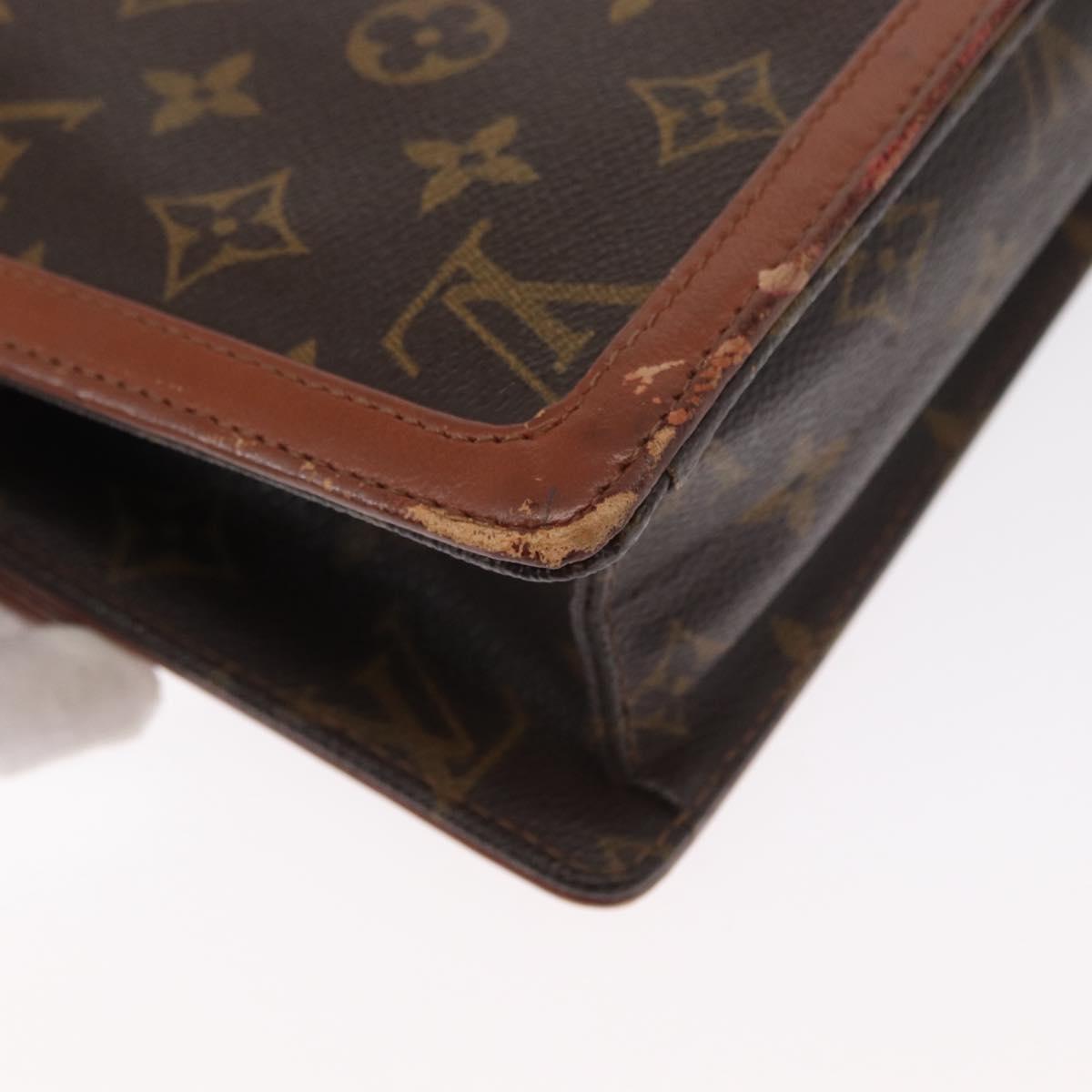 LOUIS VUITTON Monogram Pochette Dam GM Clutch Bag M51810 LV Auth 155136