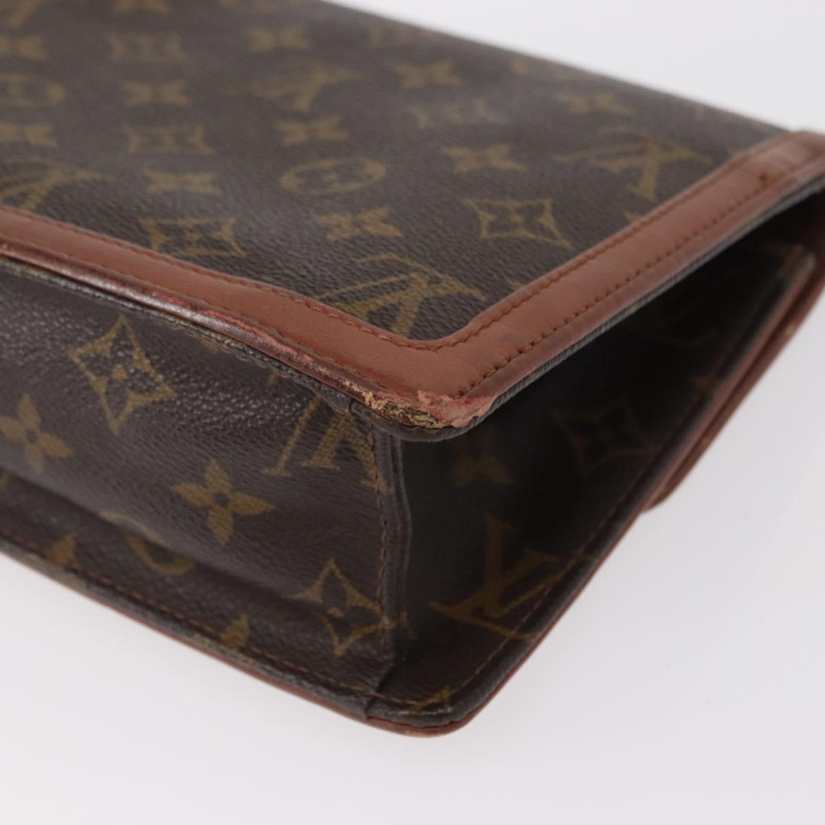 LOUIS VUITTON Monogram Pochette Dam GM Clutch Bag M51810 LV Auth 155136