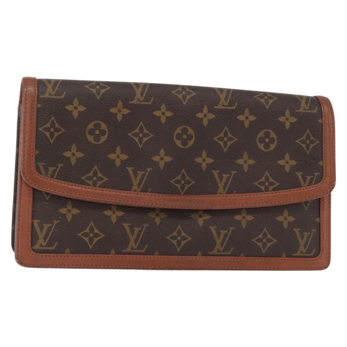 LOUIS VUITTON Monogram Pochette Dam GM Clutch Bag M51810 LV Auth 155136