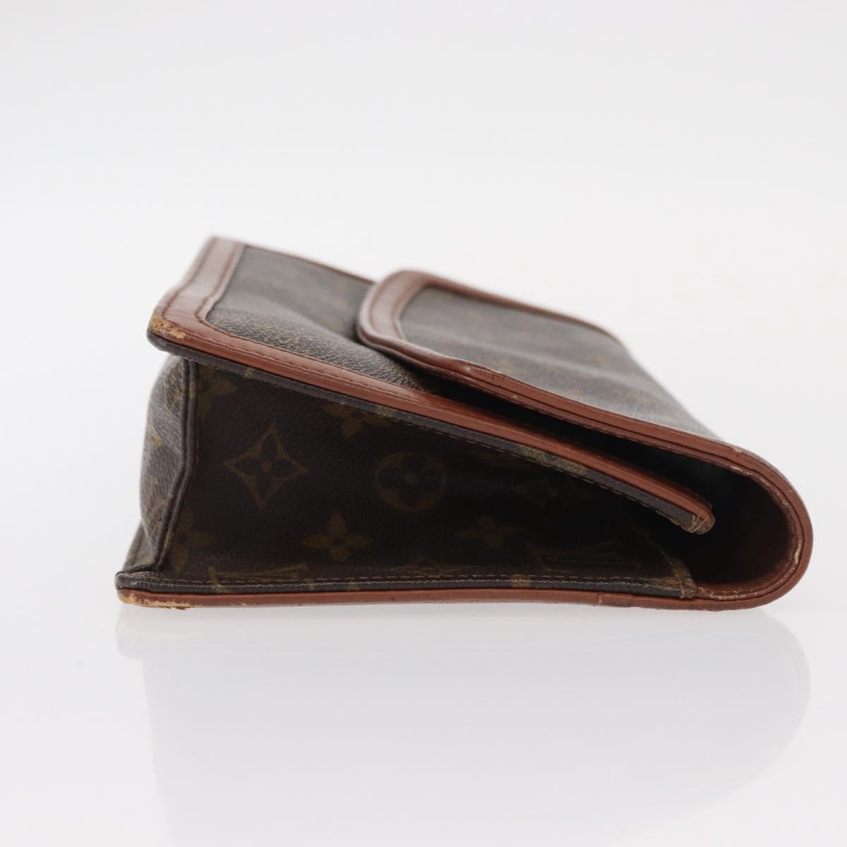 LOUIS VUITTON Monogram Pochette Dam GM Clutch Bag M51810 LV Auth 155136