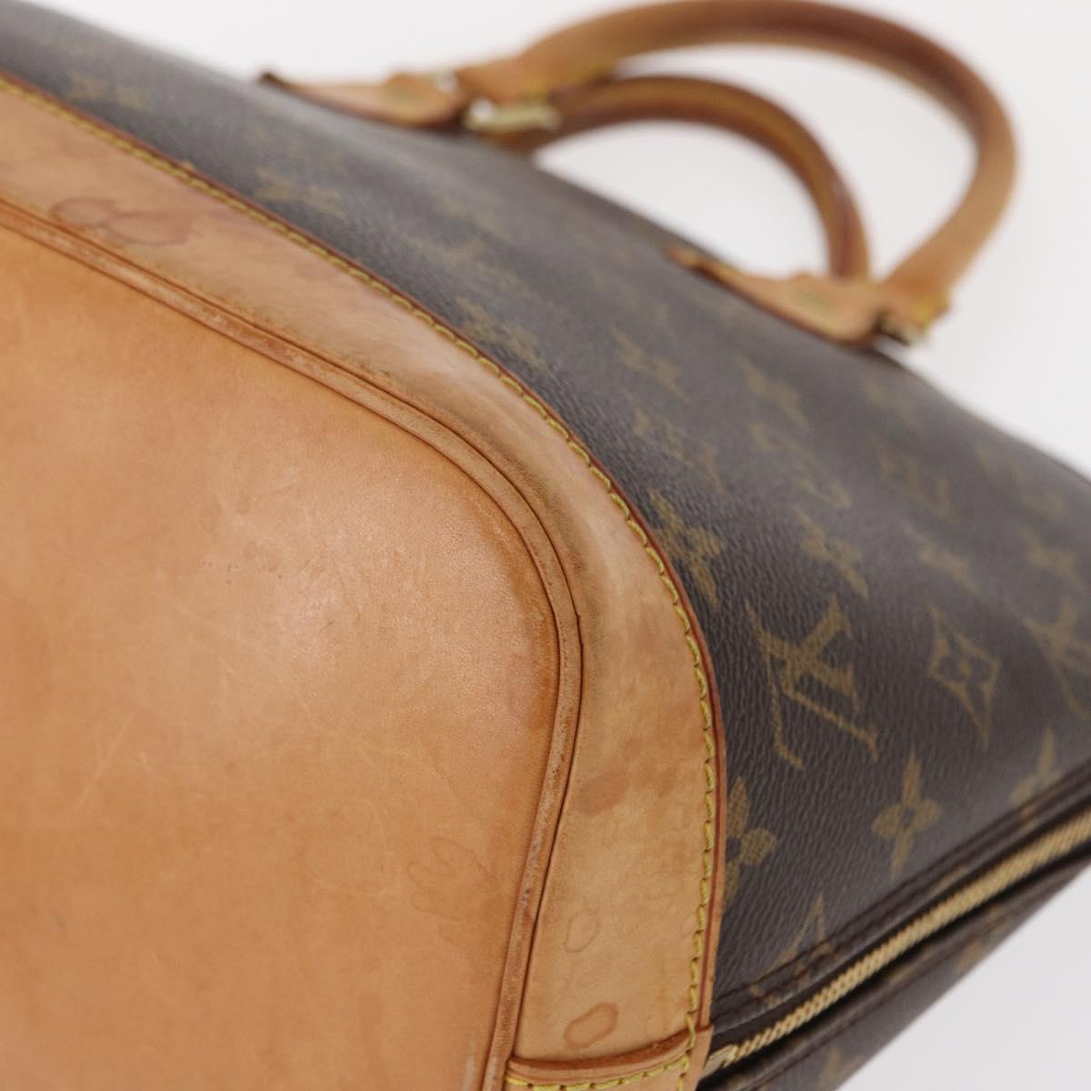LOUIS VUITTON Monogram Alma Hand Bag M51130 LV Auth 155139