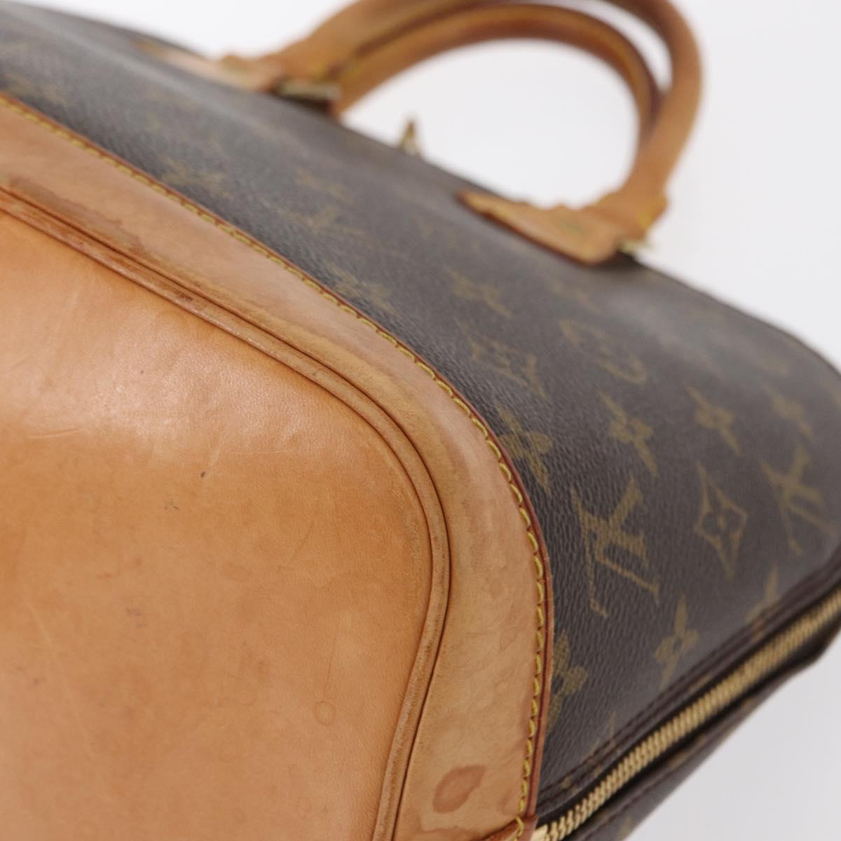 LOUIS VUITTON Monogram Alma Hand Bag M51130 LV Auth 155139
