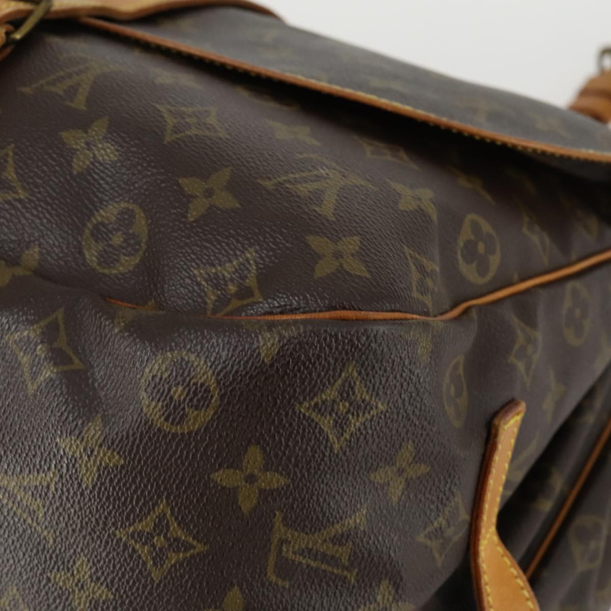 LOUIS VUITTON Monogram Saumur 35 Shoulder Bag M42254 LV Auth 155140