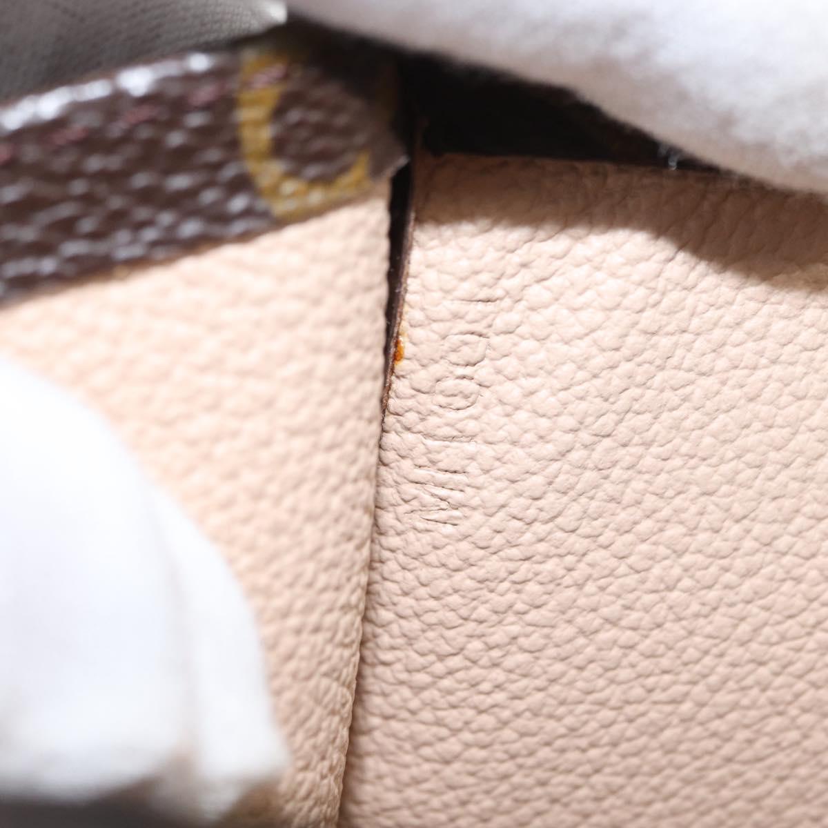 LOUIS VUITTON Monogram Sac Plat Hand Bag M51140 LV Auth 155141