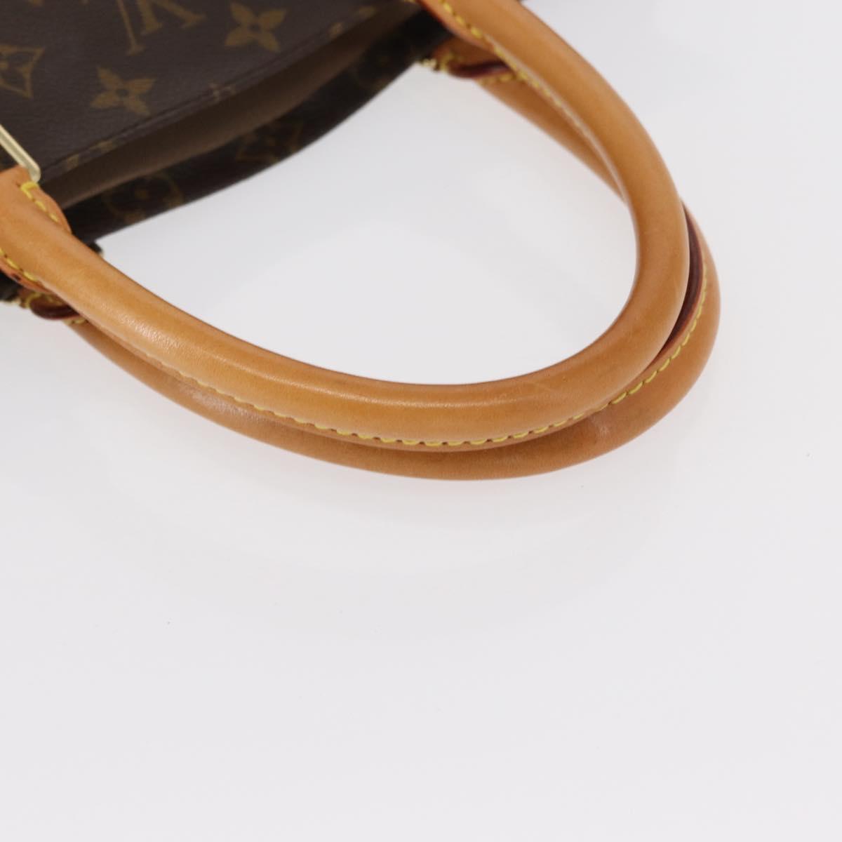 LOUIS VUITTON Monogram Sac Plat Hand Bag M51140 LV Auth 155141