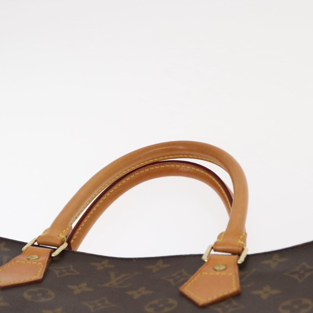 LOUIS VUITTON Monogram Sac Plat Hand Bag M51140 LV Auth 155141