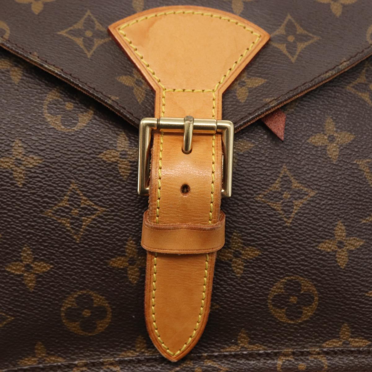 LOUIS VUITTON Monogram Montsouris GM Backpack M51135 LV Auth 155142
