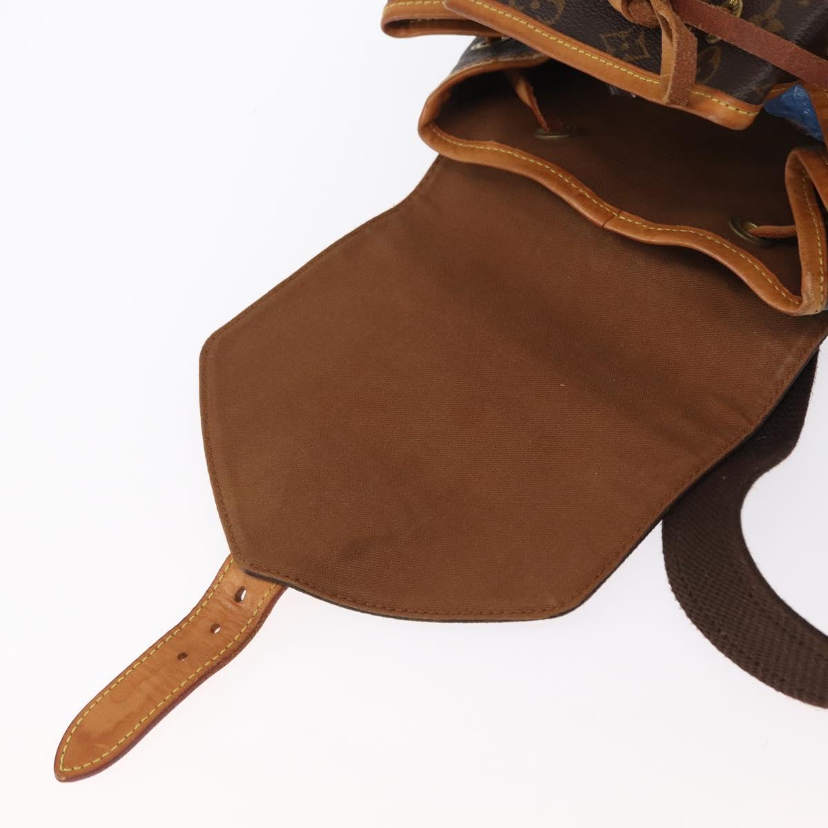 LOUIS VUITTON Monogram Montsouris GM Backpack M51135 LV Auth 155142