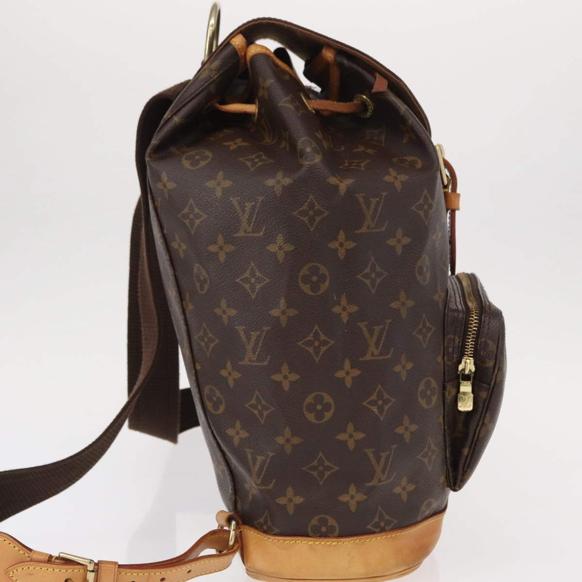 LOUIS VUITTON Monogram Montsouris GM Backpack M51135 LV Auth 155142