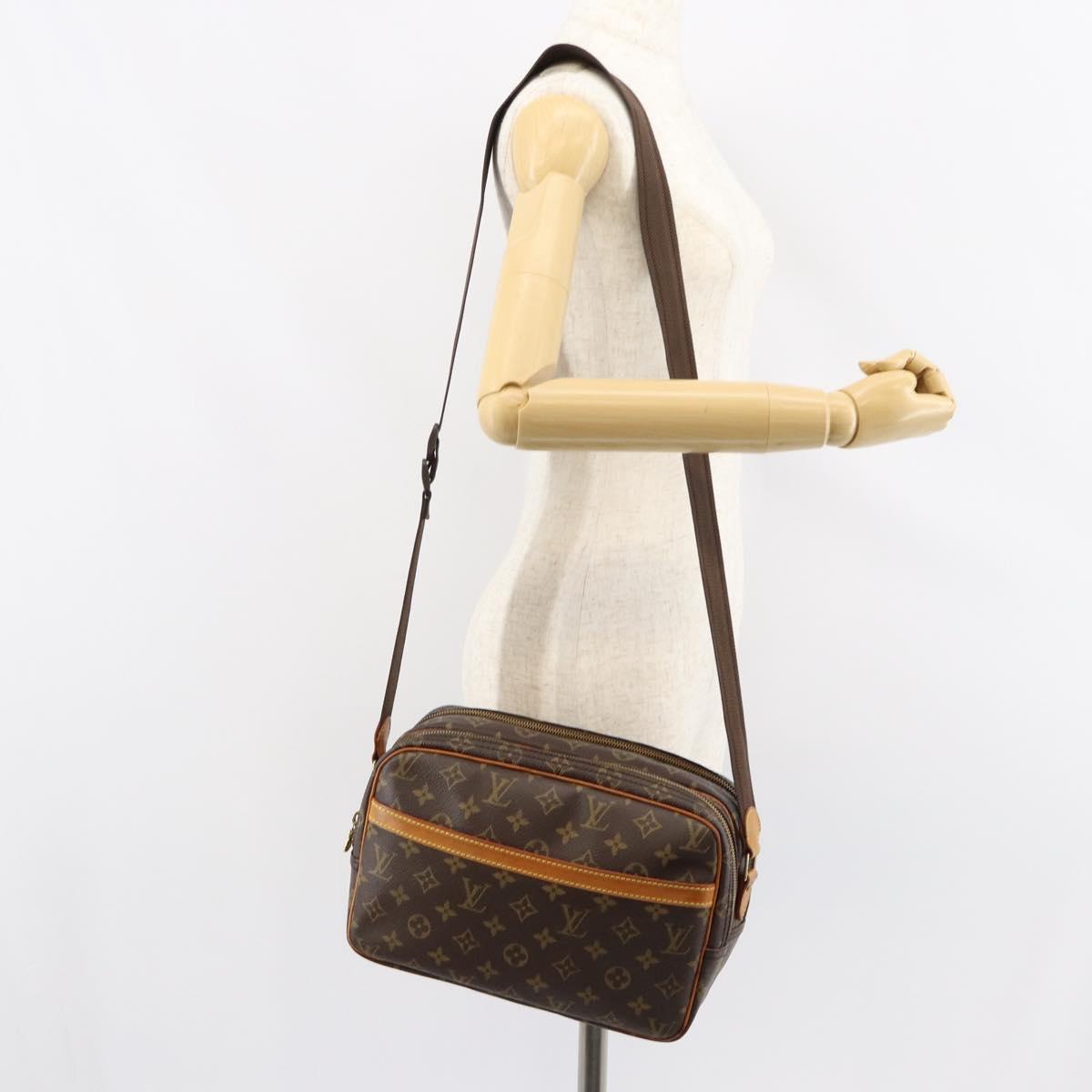 LOUIS VUITTON Monogram Reporter PM Shoulder Bag M45254 LV Auth 155145