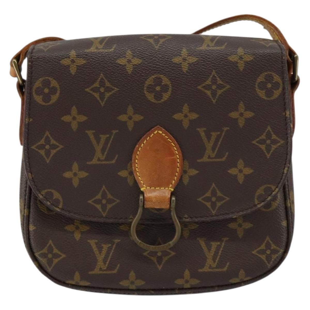 LOUIS VUITTON Monogram Saint Cloud MM Shoulder Bag M51243 LV Auth 155146