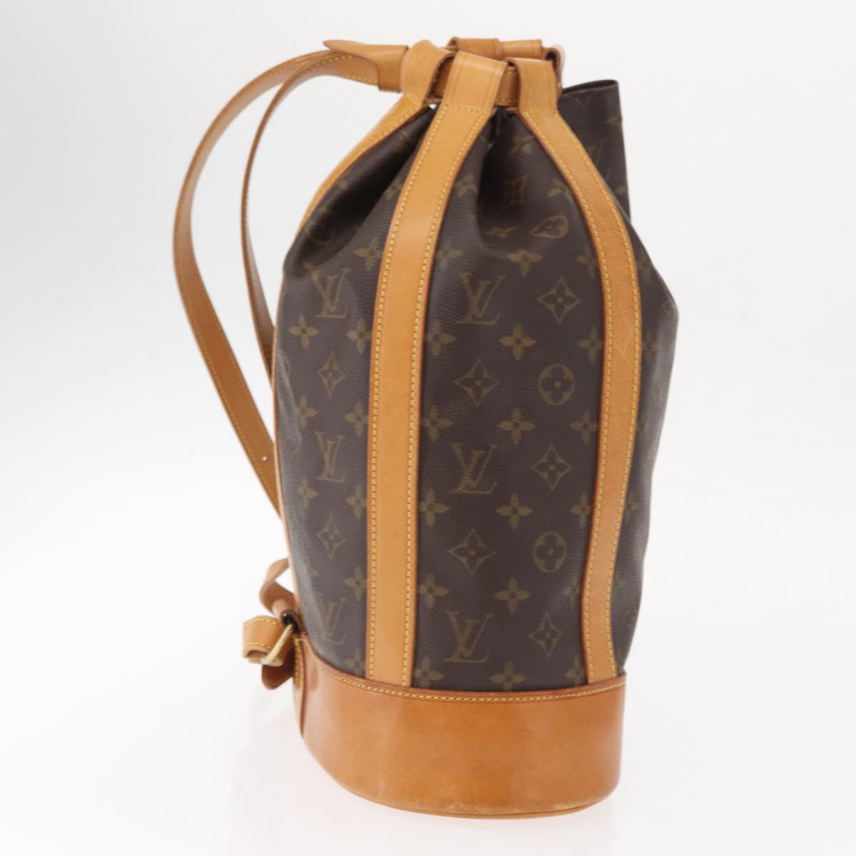 LOUIS VUITTON Monogram Randonnee PM Shoulder Bag M42243 LV Auth 155147