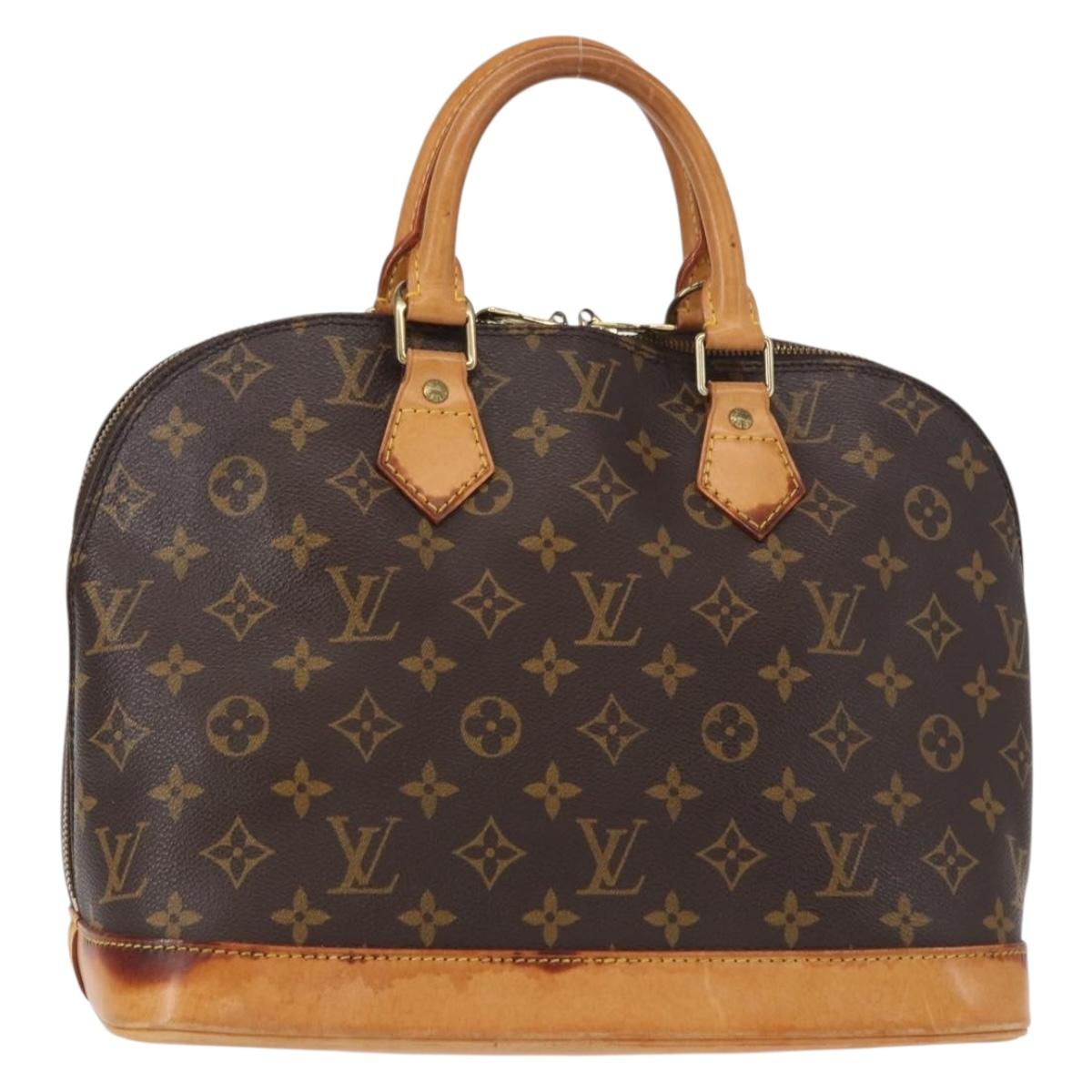 LOUIS VUITTON Monogram Alma Hand Bag M51130 LV Auth 155148