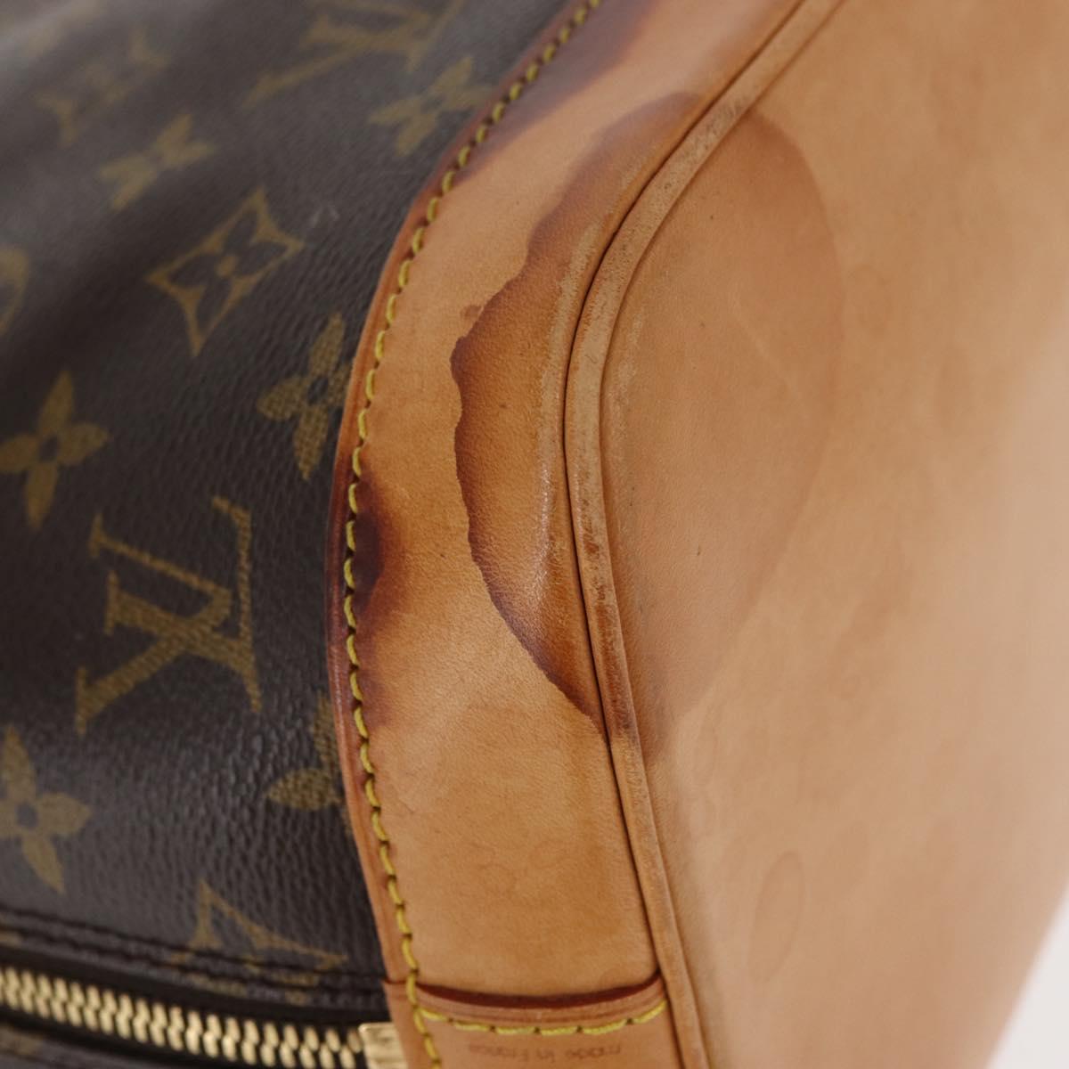 LOUIS VUITTON Monogram Alma Hand Bag M51130 LV Auth 155148