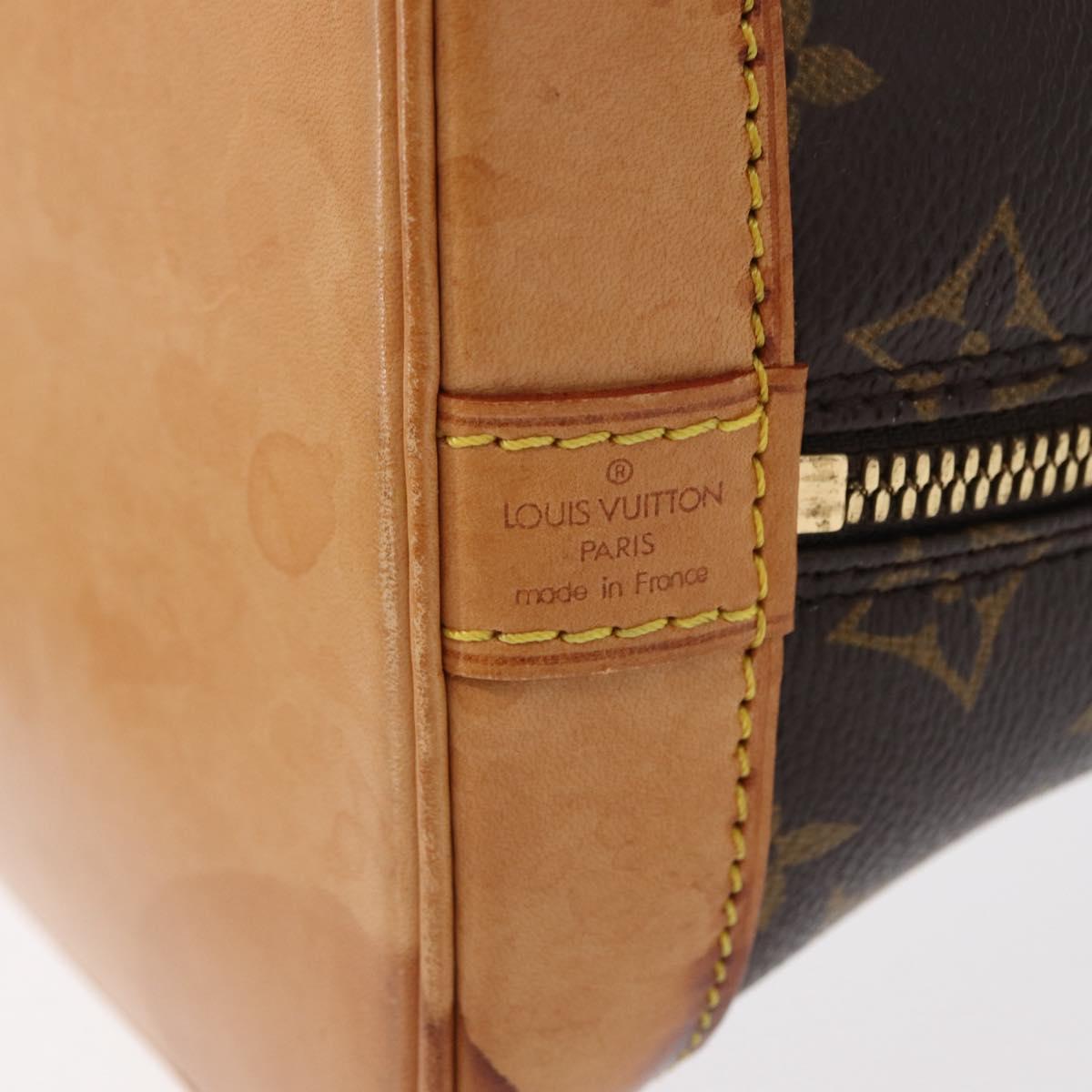 LOUIS VUITTON Monogram Alma Hand Bag M51130 LV Auth 155148