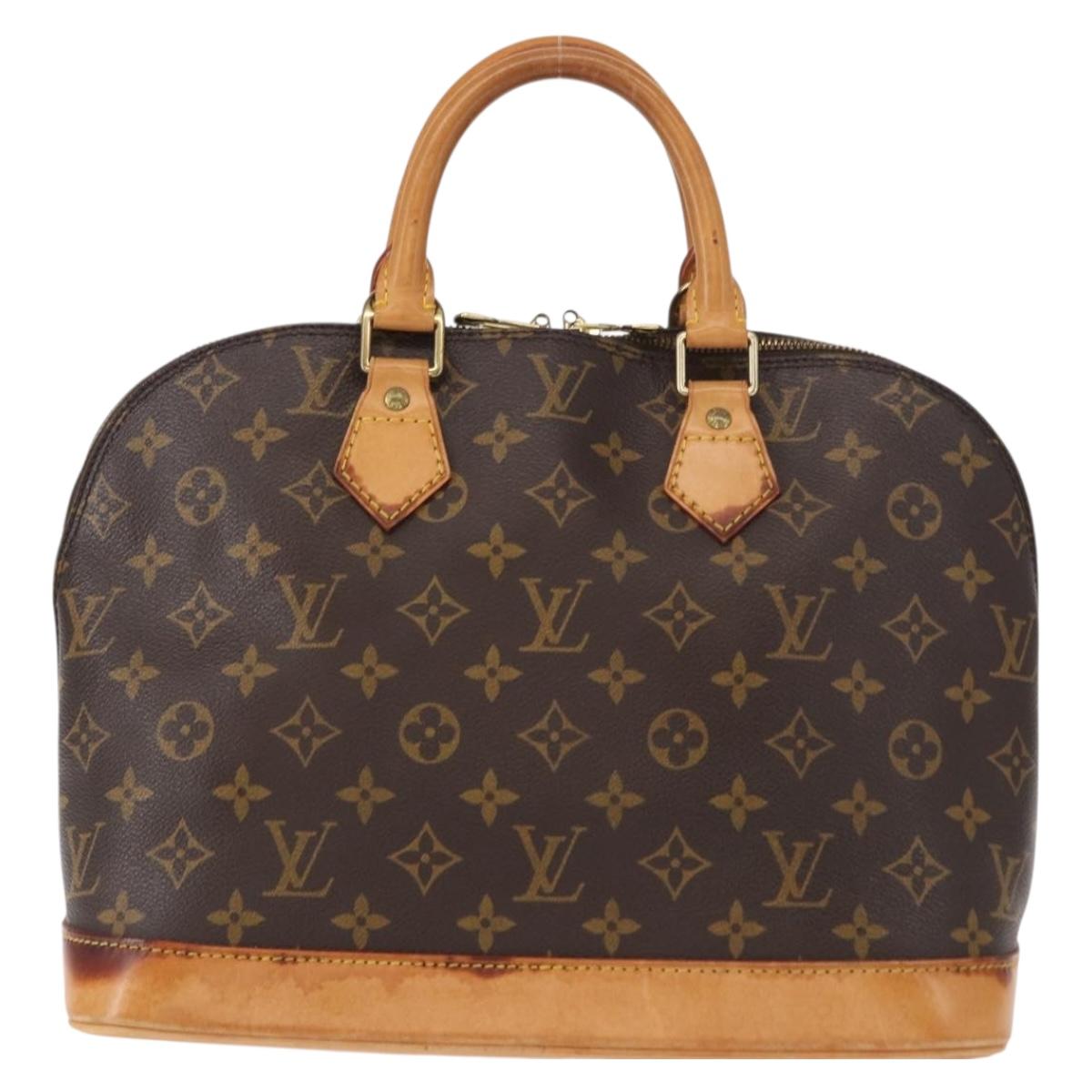 LOUIS VUITTON Monogram Alma Hand Bag M51130 LV Auth 155148