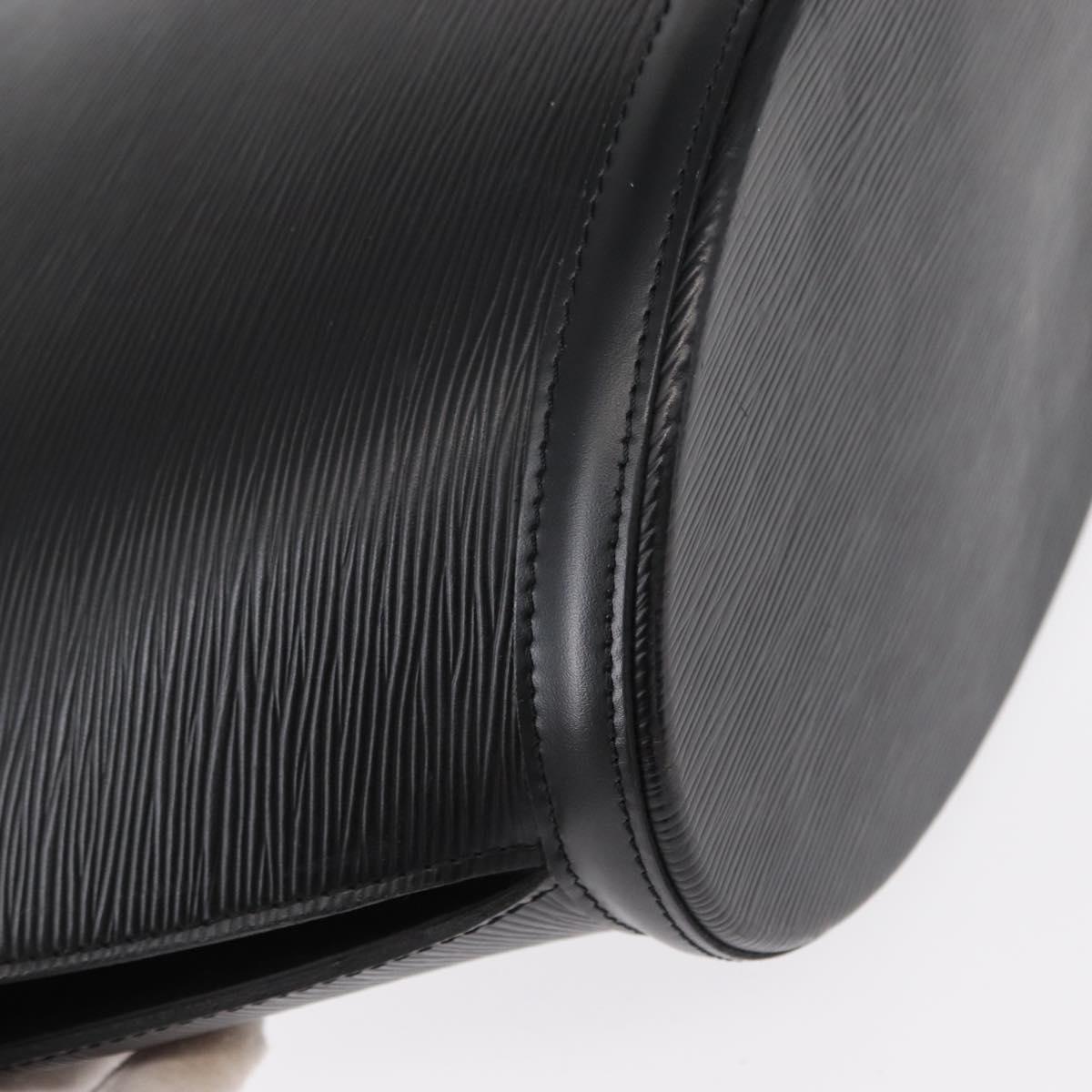 LOUIS VUITTON Epi Saint Jacques Shopping Shoulder Bag Black M52262 Auth 155149