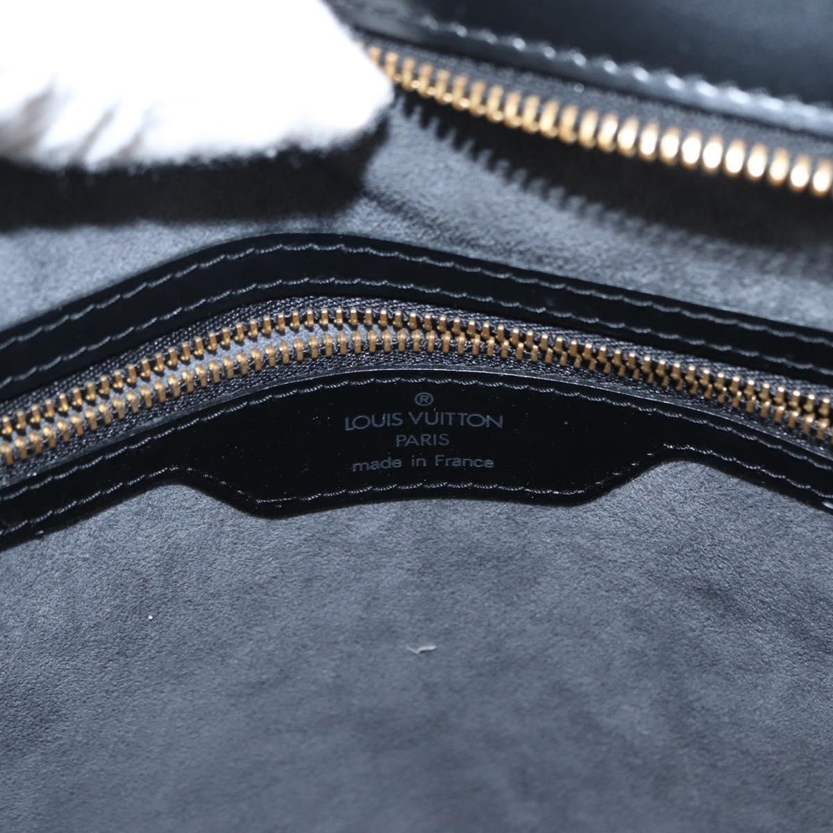 LOUIS VUITTON Epi Saint Jacques Shopping Shoulder Bag Black M52262 Auth 155149