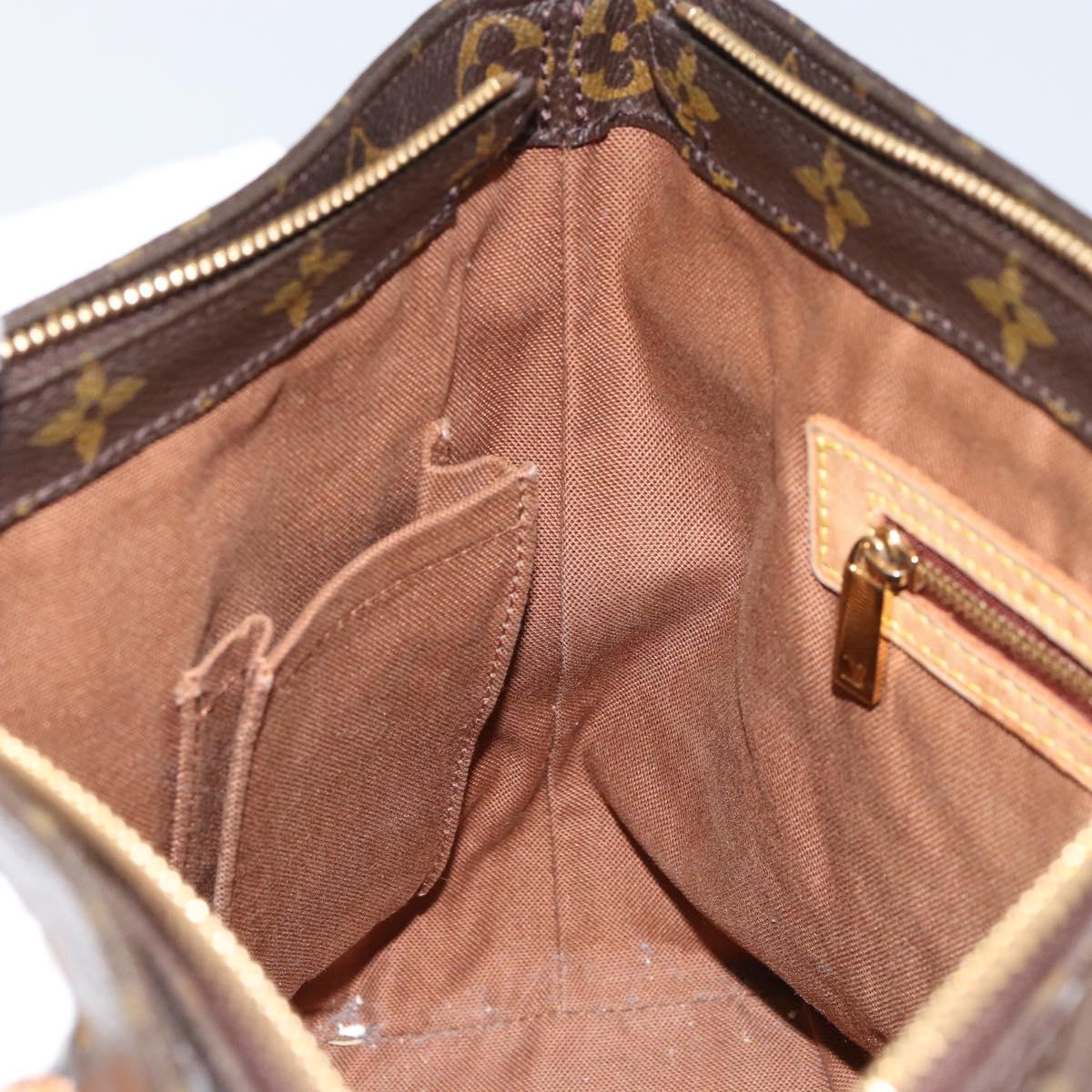 LOUIS VUITTON Monogram Cabas Piano Tote Bag M51148 LV Auth 155150