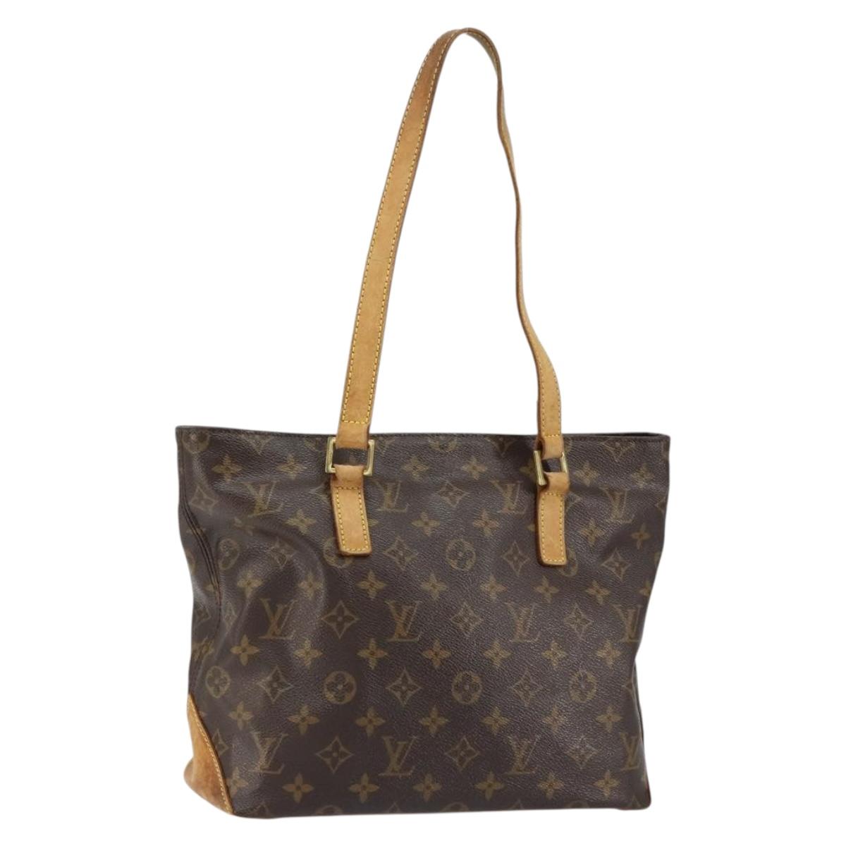 LOUIS VUITTON Monogram Cabas Piano Tote Bag M51148 LV Auth 155150