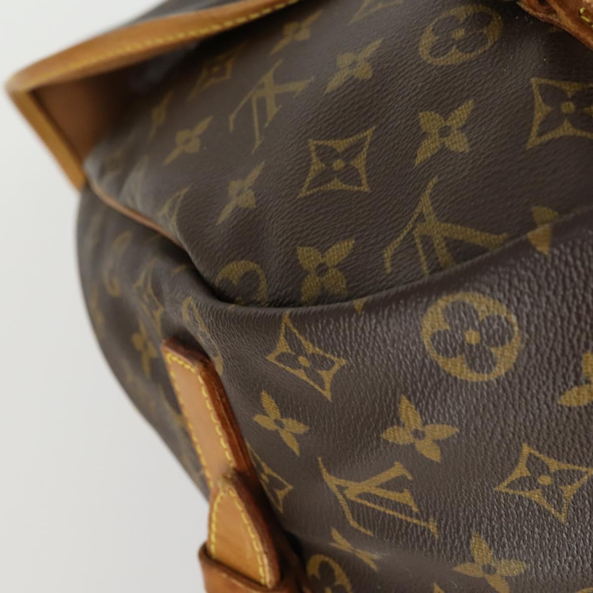 LOUIS VUITTON Monogram Saumur 43 Shoulder Bag M42252 LV Auth 155153