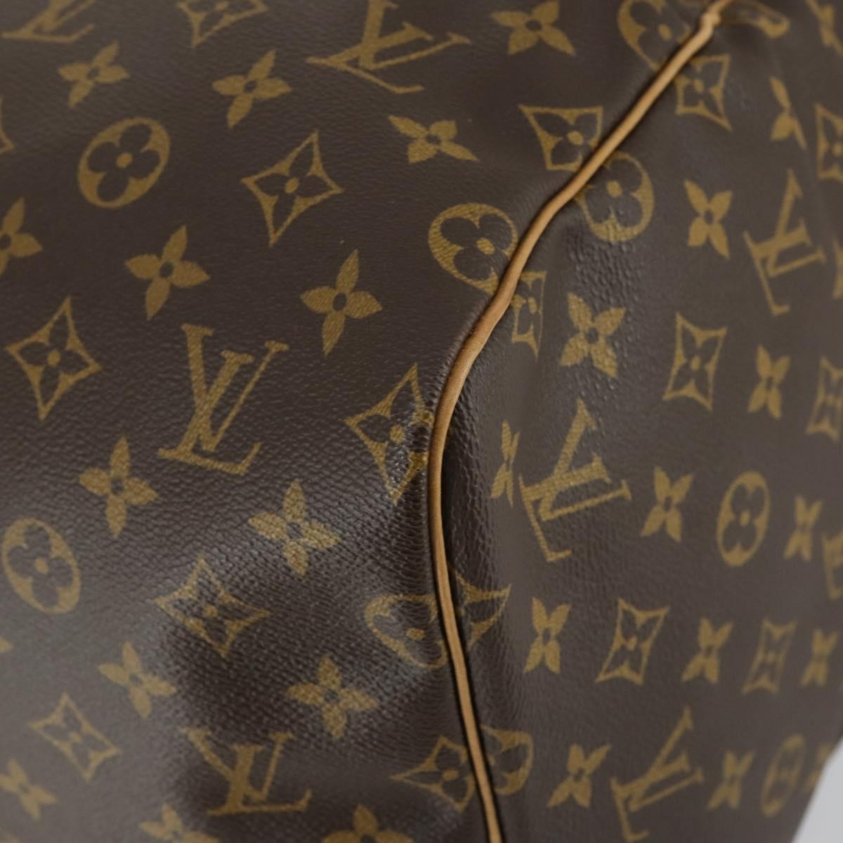 LOUIS VUITTON Monogram Keepall 55 Boston Bag M41424 LV Auth 155156