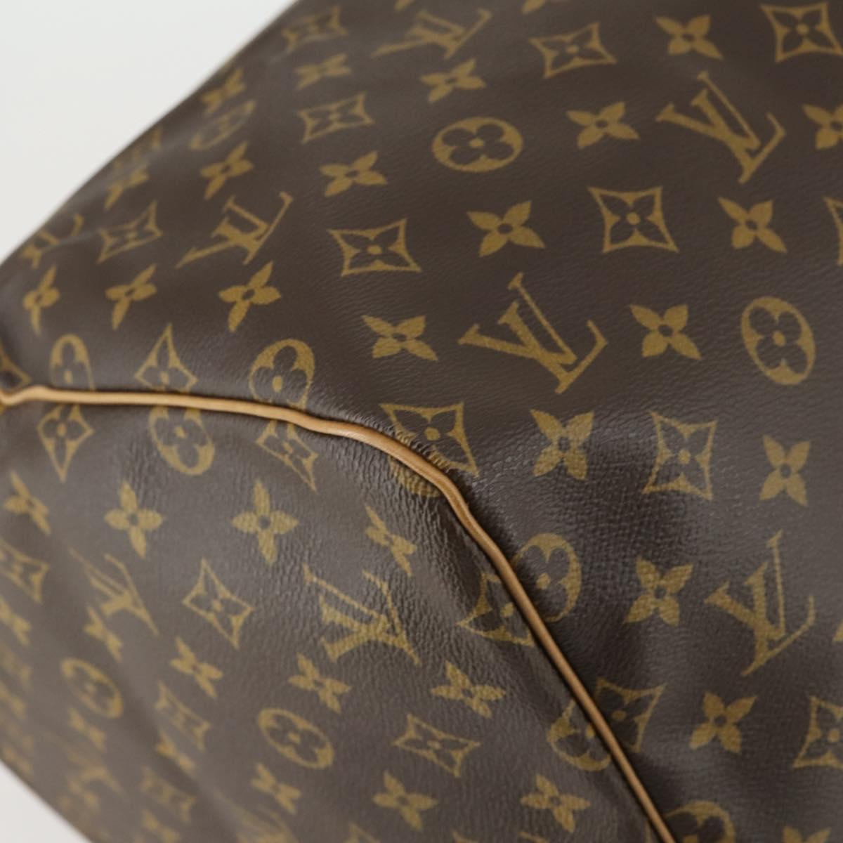 LOUIS VUITTON Monogram Keepall 55 Boston Bag M41424 LV Auth 155156