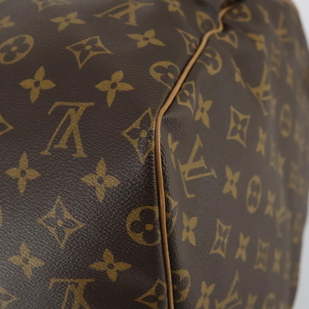 LOUIS VUITTON Monogram Keepall 55 Boston Bag M41424 LV Auth 155156