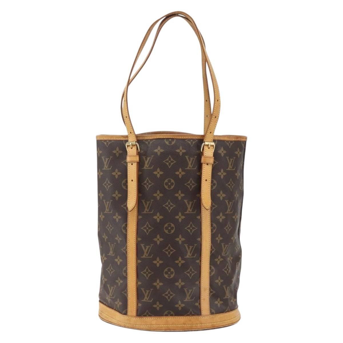 LOUIS VUITTON Monogram Bucket GM Shoulder Bag M42236 LV Auth 155162