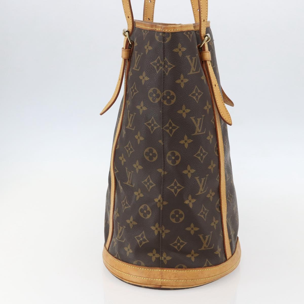 LOUIS VUITTON Monogram Bucket GM Shoulder Bag M42236 LV Auth 155162