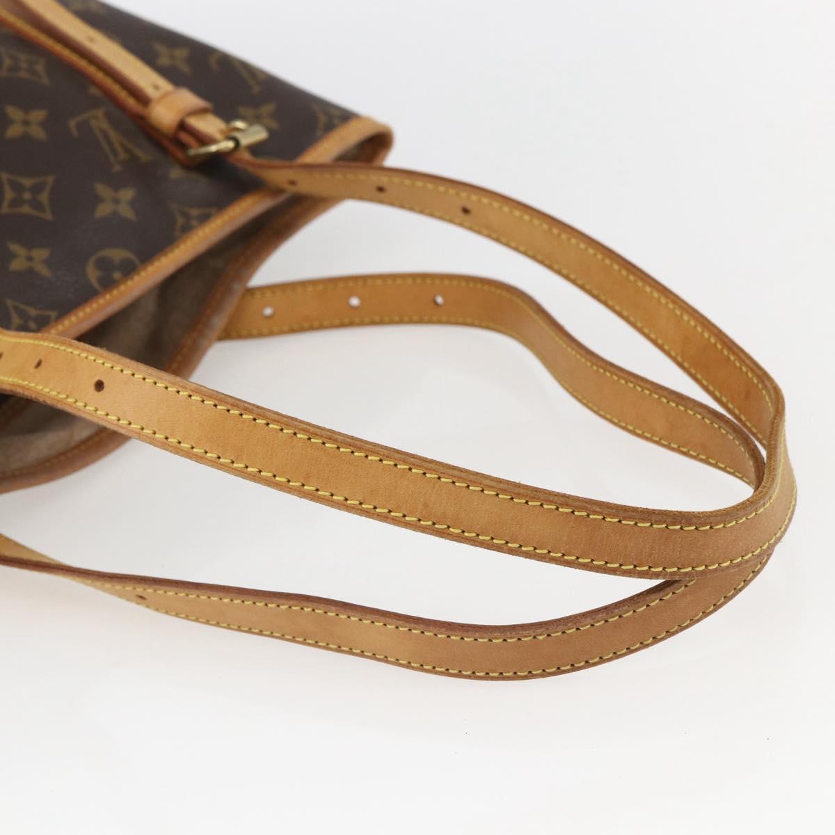 LOUIS VUITTON Monogram Bucket GM Shoulder Bag M42236 LV Auth 155162