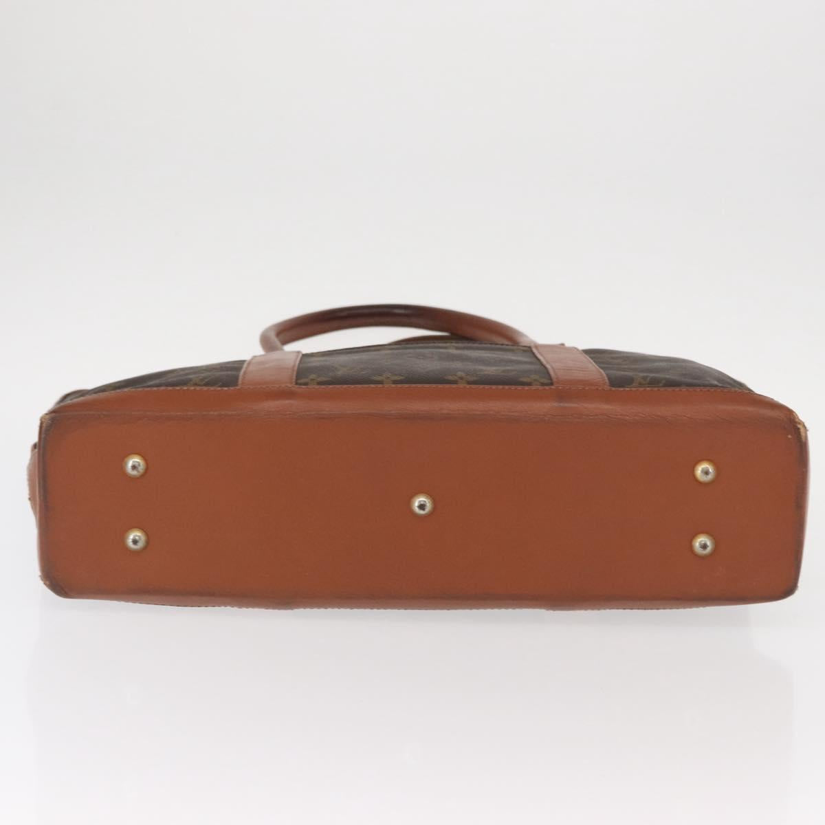 LOUIS VUITTON Monogram Sac Weekend PM Hand Bag M42425 LV Auth 155164