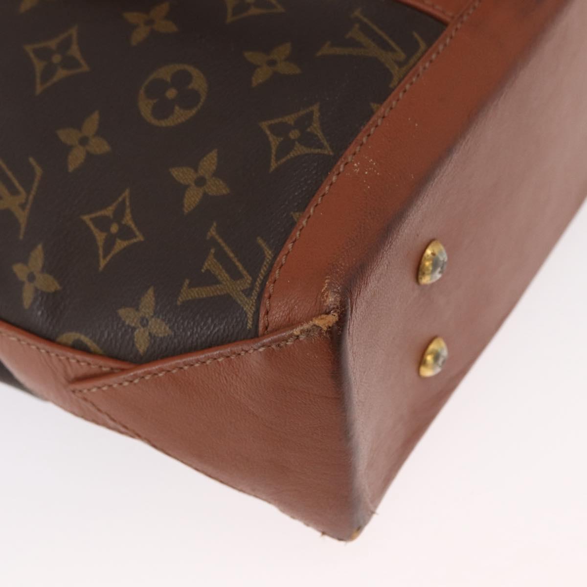 LOUIS VUITTON Monogram Sac Weekend PM Hand Bag M42425 LV Auth 155164
