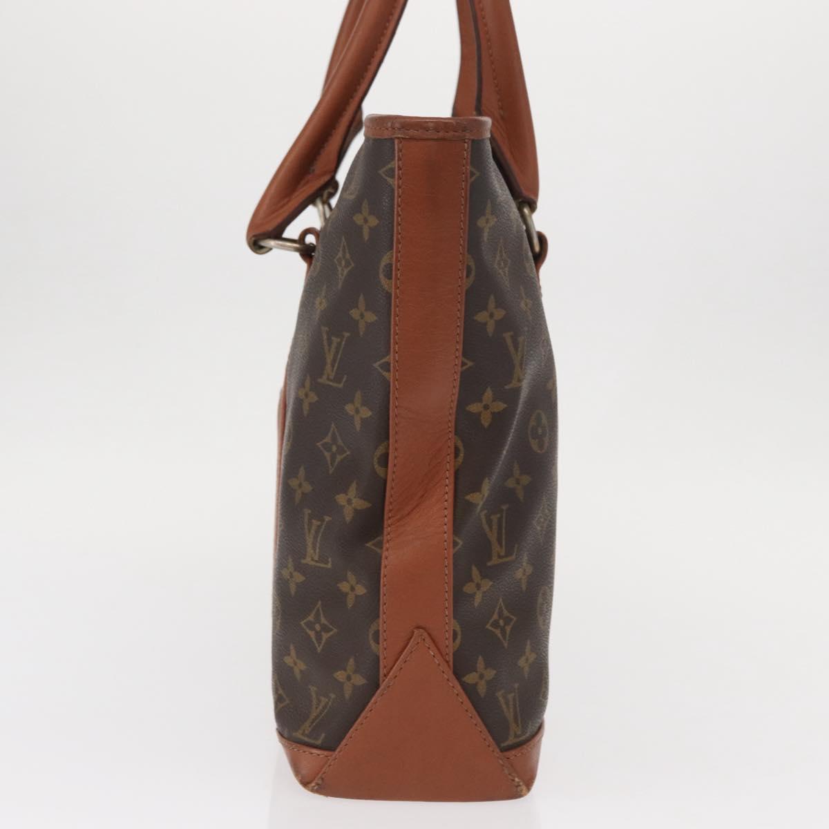 LOUIS VUITTON Monogram Sac Weekend PM Hand Bag M42425 LV Auth 155164