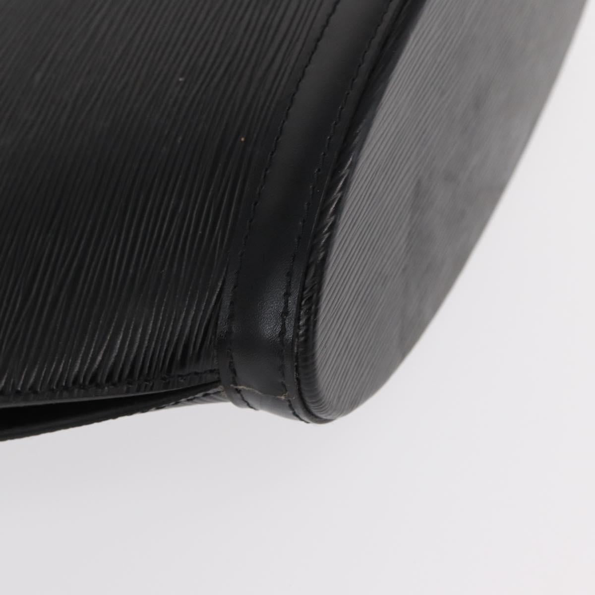 LOUIS VUITTON Epi Saint Jacques Hand Bag Black M52272 LV Auth 155165