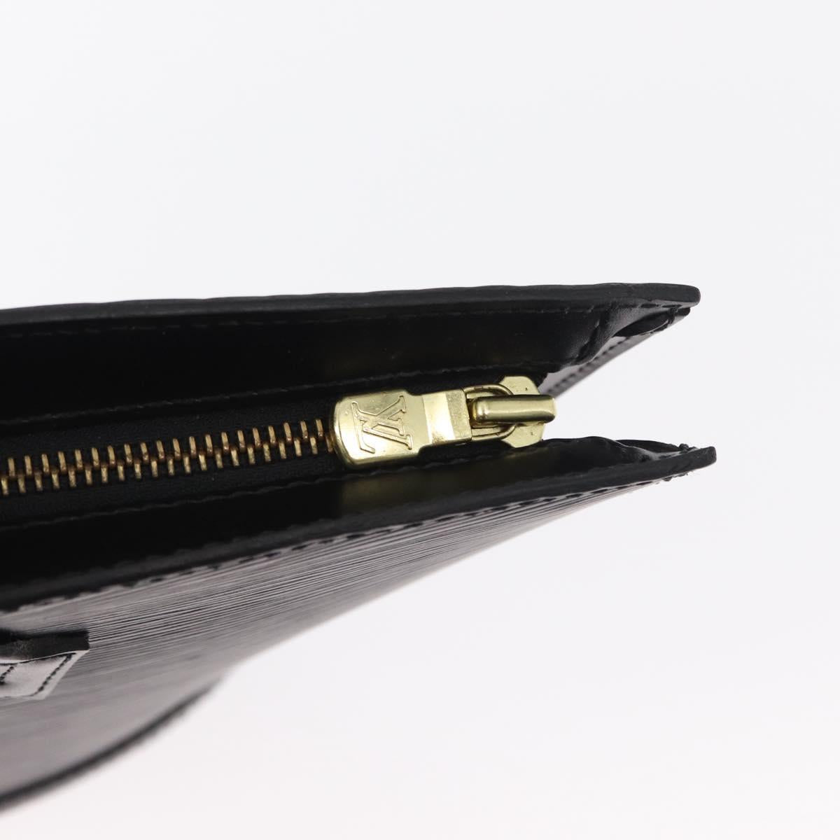 LOUIS VUITTON Epi Saint Jacques Hand Bag Black M52272 LV Auth 155165