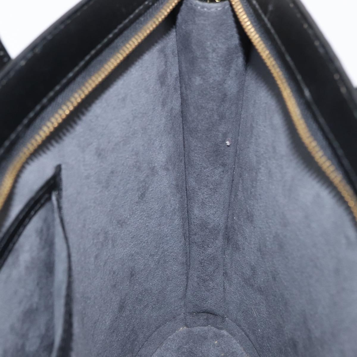 LOUIS VUITTON Epi Saint Jacques Hand Bag Black M52272 LV Auth 155165