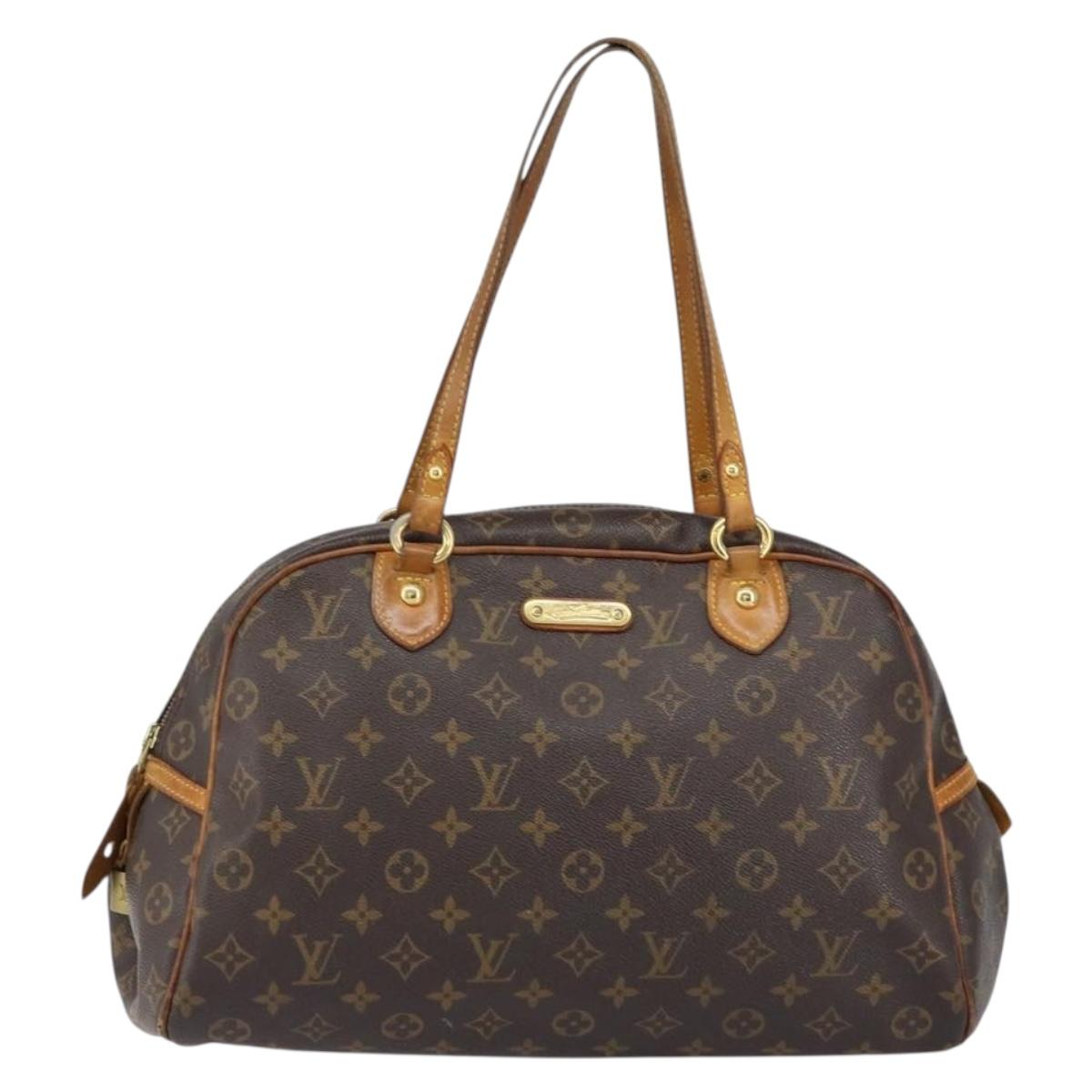 LOUIS VUITTON Monogram Montorgueil GM Shoulder Bag M95566 LV Auth 155166